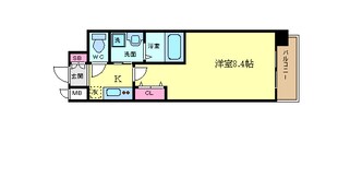 ベラジオ京都駅東の物件間取画像